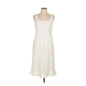 Ralph Lauren Collection Purple Label White Cream Viscose Silk Dress 10